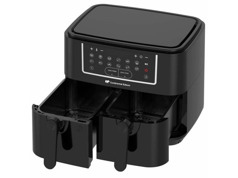 въздушен фритюрник Continental Edison Черен 2400 W 9 L