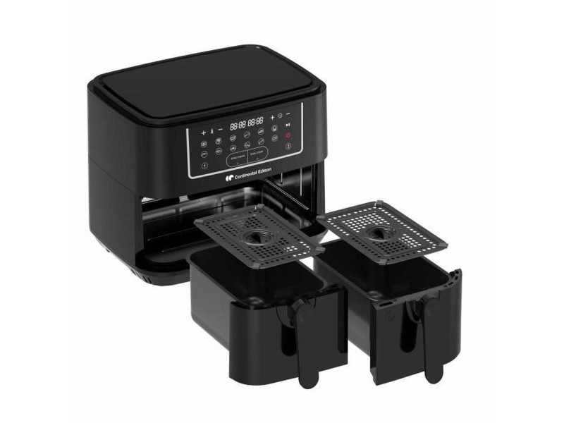 въздушен фритюрник Continental Edison Черен 2400 W 9 L въздушен фритюрник Continental Edison Черен 2400 W 9 L