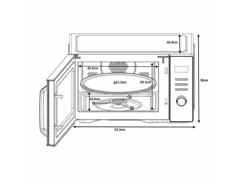микровълновата фурна Continental Edison