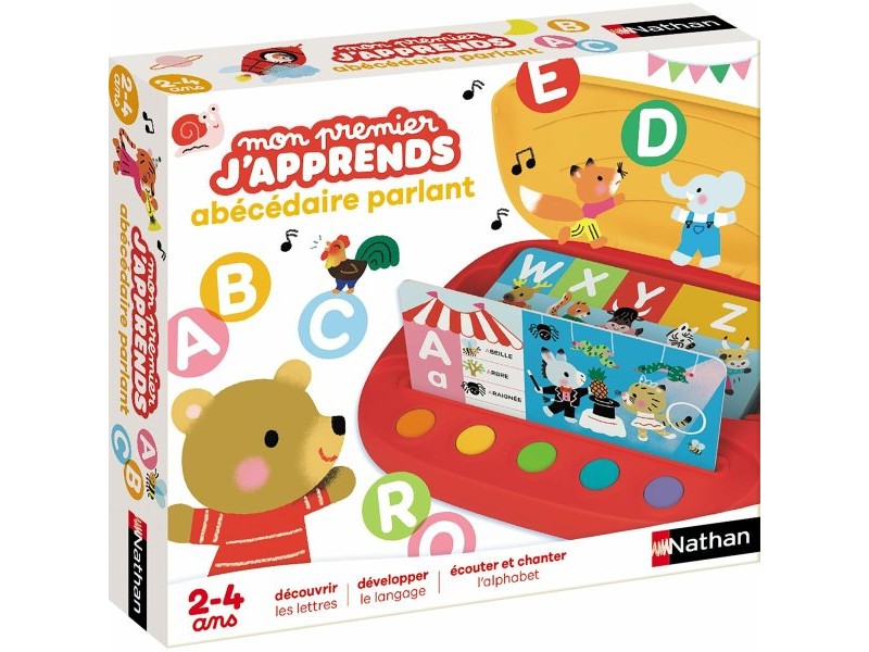 Настолна игра Nathan Mon premier j'apprends abecedair