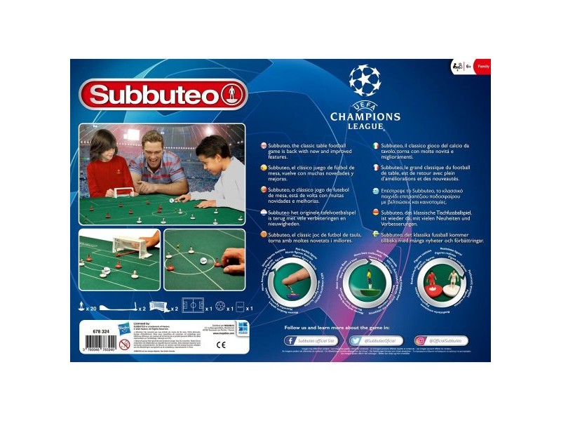 Настолна игра Megableu Subbuteo - Champions League Edition
