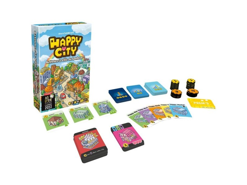 Настолна игра Asmodee Happy City (FR)