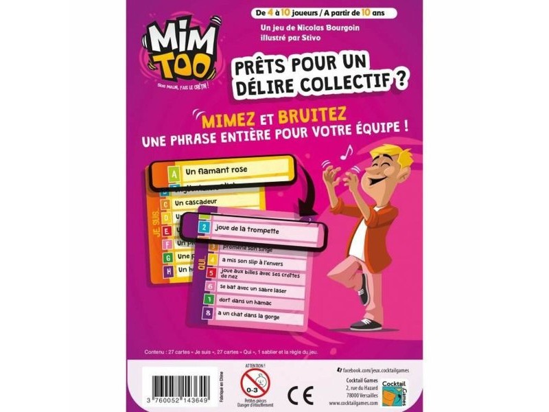 Набор от въпроси и отговори Asmodee MimToo (FR) (френски) Набор от въпроси и отговори Asmodee MimToo (FR) (френски)