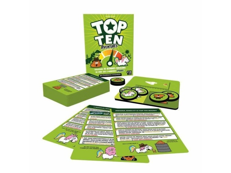 Настолна игра Asmodee Top Ten Adventures