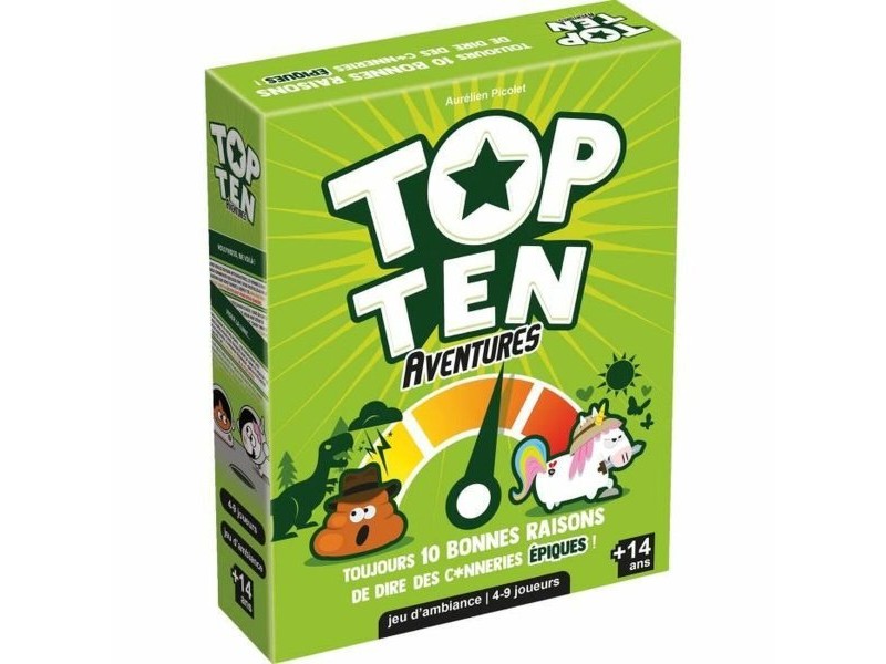Настолна игра Asmodee Top Ten Adventures