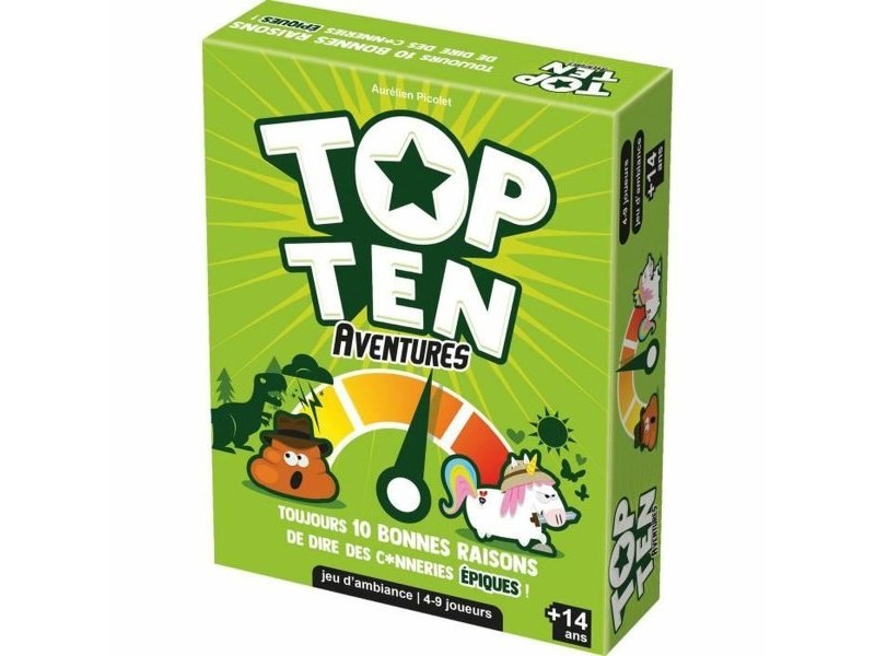 Настолна игра Asmodee Top Ten Adventures