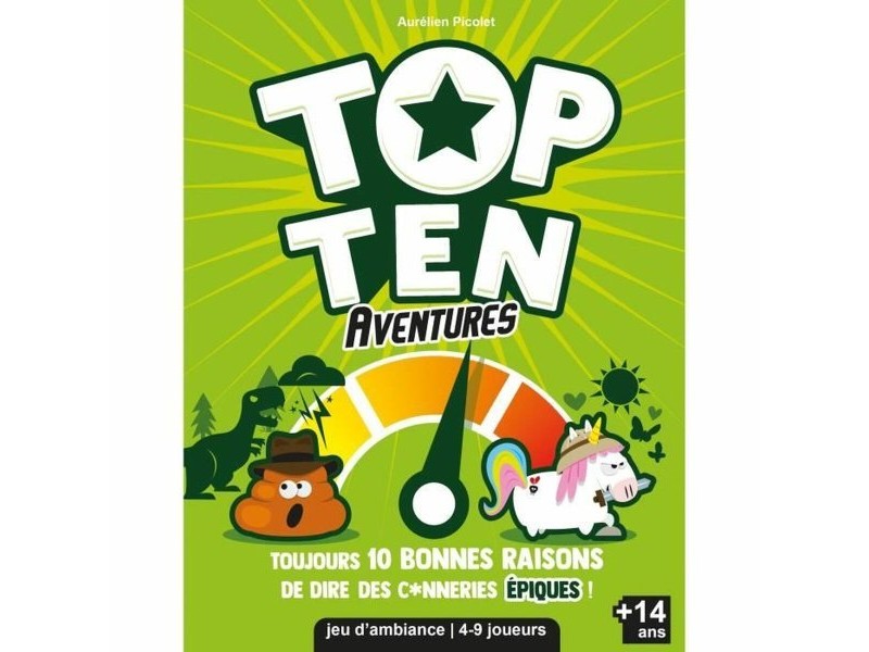Настолна игра Asmodee Top Ten Adventures