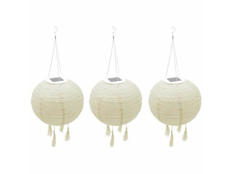 Комплект фенери Lumisky HIMALAYA Бежов Ø 30 cm 3 Части