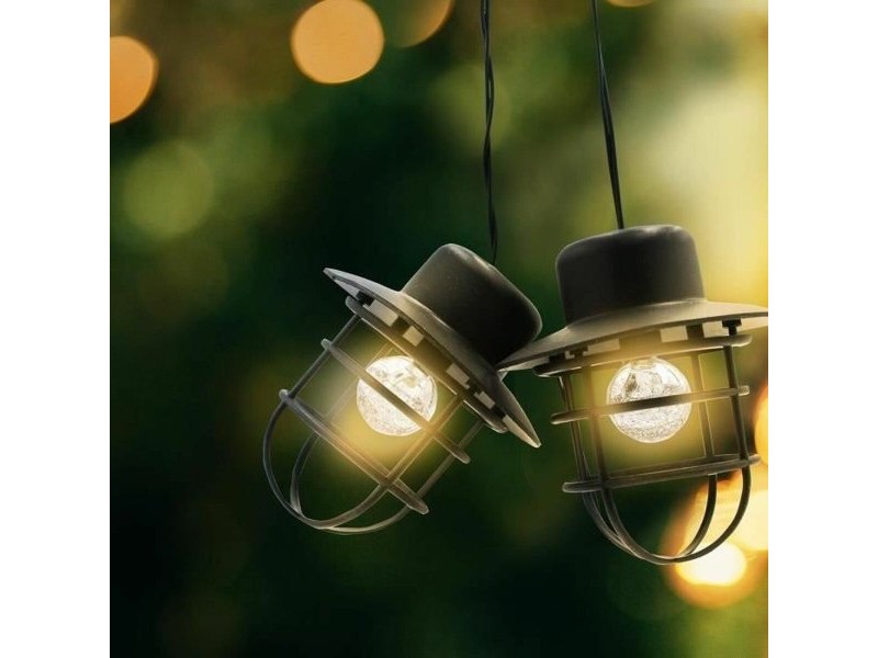 Гирлянда от LED Светлини Lumisky Detroit Бял Черен Цветен