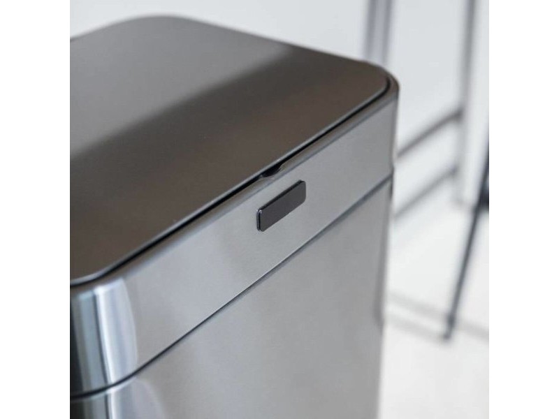 Кошче за боклук Kitchen Move Сив Метал Неръждаема стомана 60 L