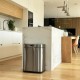 Кошче за боклук Kitchen Move Сив Метал Неръждаема стомана 60 L