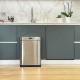 Кошче за боклук Kitchen Move Сив Метал Неръждаема стомана 60 L