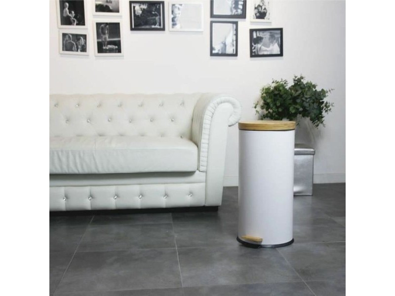 Кошче за Боклук Kitchen Move   Бял 30 L
