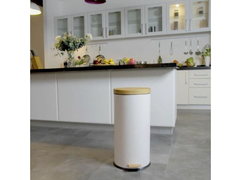 Кошче за Боклук Kitchen Move   Бял 30 L