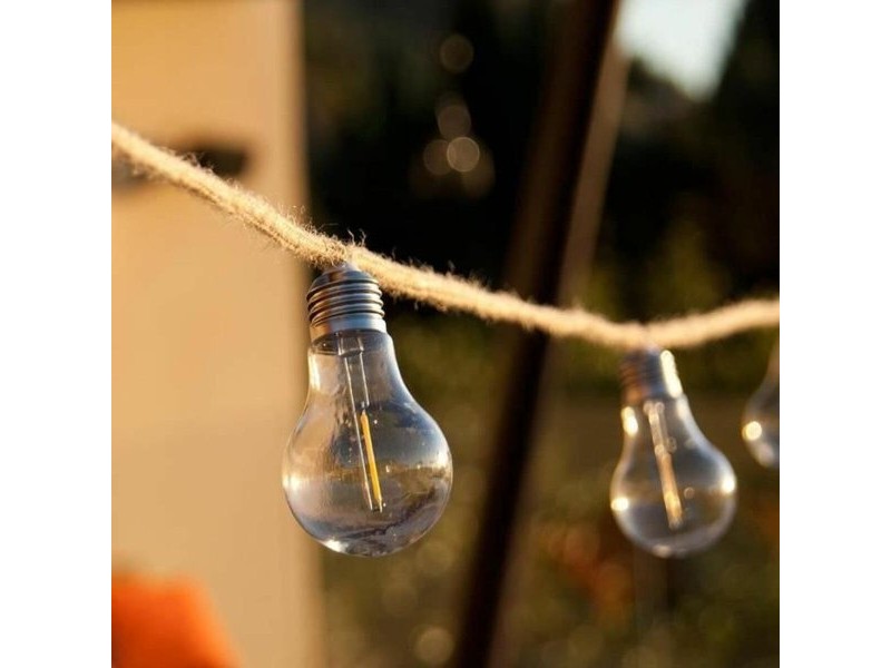 Гирлянда от LED Светлини Lumisky Ampoules Fantasy Бял 10 Гирлянда от LED Светлини Lumisky Ampoules Fantasy Бял 10