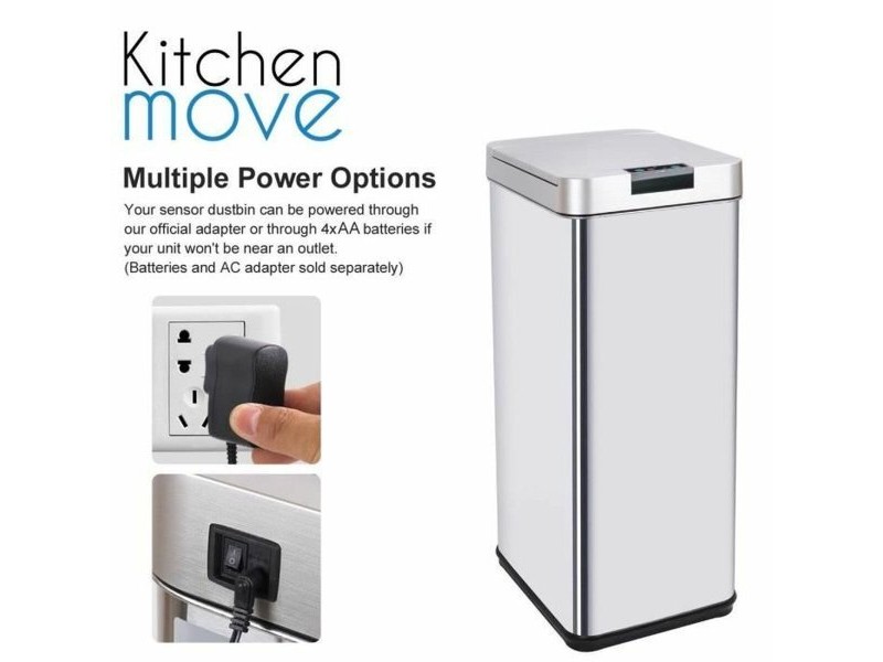 Кошче за боклук Kitchen Move Сив 50 L