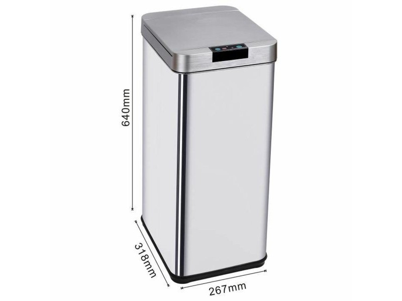 Кошче за боклук Kitchen Move Сив 50 L