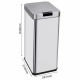 Кошче за боклук Kitchen Move Сив 50 L