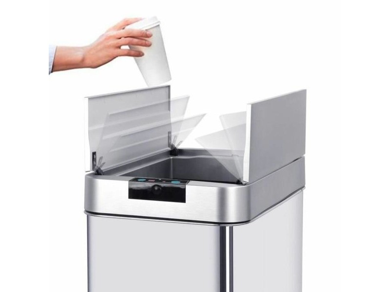 Кошче за боклук Kitchen Move Сив 60 L