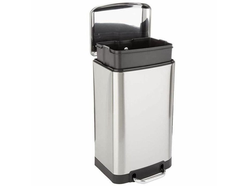 Кошче за боклук Kitchen Move Неръждаема стомана 30 L Сив