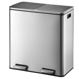 Кошче за Рециклирани Отпадъци Kitchen Move Неръждаема стомана (30 L x 2)