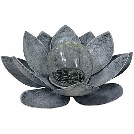 Настолна лампа Galix Waterlily Сив