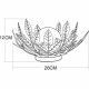 Настолна лампа Galix G4495 Златен Waterlily