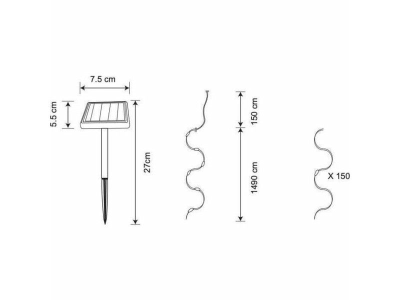 Гирлянда от LED Светлини Galix G4430 16,4 m