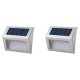 Лампа Lumisky 2X Wally W8 Бял Стомана 1 W (2 броя) Лампа Lumisky 2X Wally W8 Бял Стомана 1 W (2 броя)