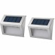 Лампа Lumisky 2X Wally W8 Бял Стомана 1 W (2 броя) Лампа Lumisky 2X Wally W8 Бял Стомана 1 W (2 броя)