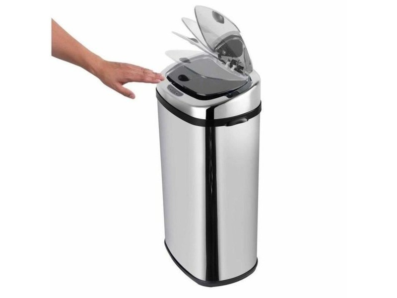 Кошче за боклук Kitchen Move Сив Метал