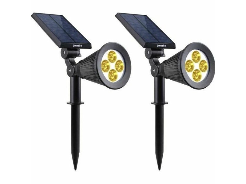 Лампа Lumi Garden Черен 5 V 250 Lm (2 броя)