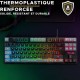 Клавиатура The G-Lab KEYZ CAESIUM Черен Сив Azerty френски Клавиатура The G-Lab KEYZ CAESIUM Черен Сив Azerty френски