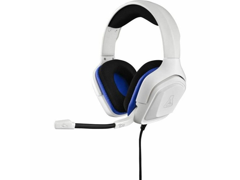 Слушалки с микрофон The G-Lab KORP-COBALT-W Бял Безжичен