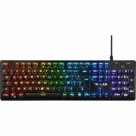Клавиатура The G-Lab френски AZERTY Червен