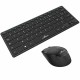 Клавиатура с мишка Bluestork Sans fil Ultra compact Черен