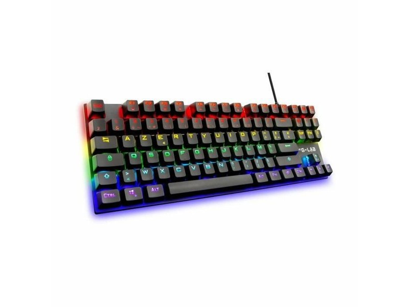 Клавиатура за игри The G-Lab Mercury AZERTY френски Черен