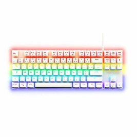 Клавиатура за игри The G-Lab Mercury AZERTY Бял
