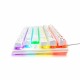 Клавиатура за игри The G-Lab Mercury AZERTY Бял