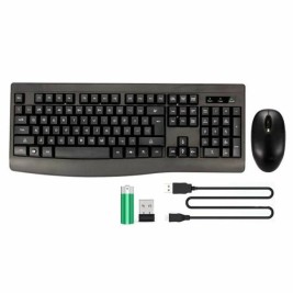 Клавиатура с мишка Bluestork Clavier Souris Sans Fil Черен