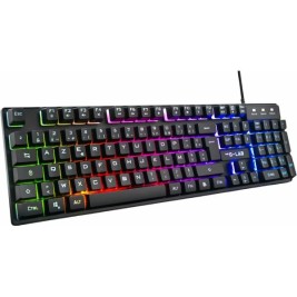 Клавиатура за игри The G-Lab KEYZ-CAESIUM/SP Черен Испанска Qwerty