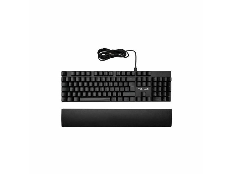Блутут клавиатура The G-Lab AZERTY Черен френски