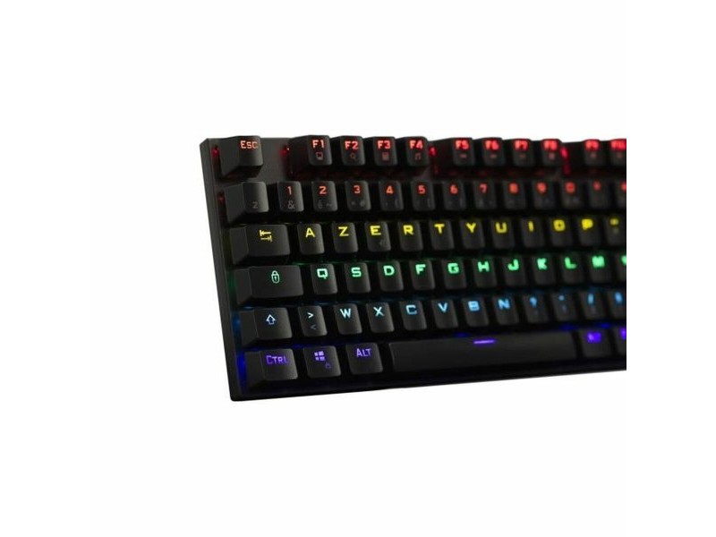 Блутут клавиатура The G-Lab AZERTY Черен френски