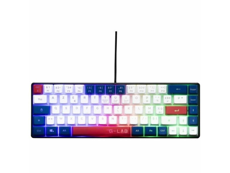 Блутут клавиатура The G-Lab KEYZ-HYDRO-BWR/FR Azerty френски