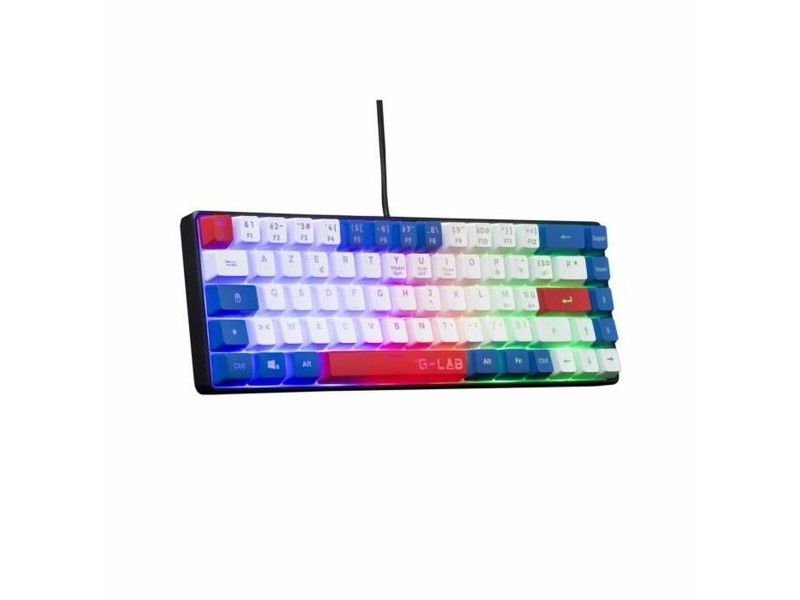 Блутут клавиатура The G-Lab KEYZ-HYDRO-BWR/FR Azerty френски