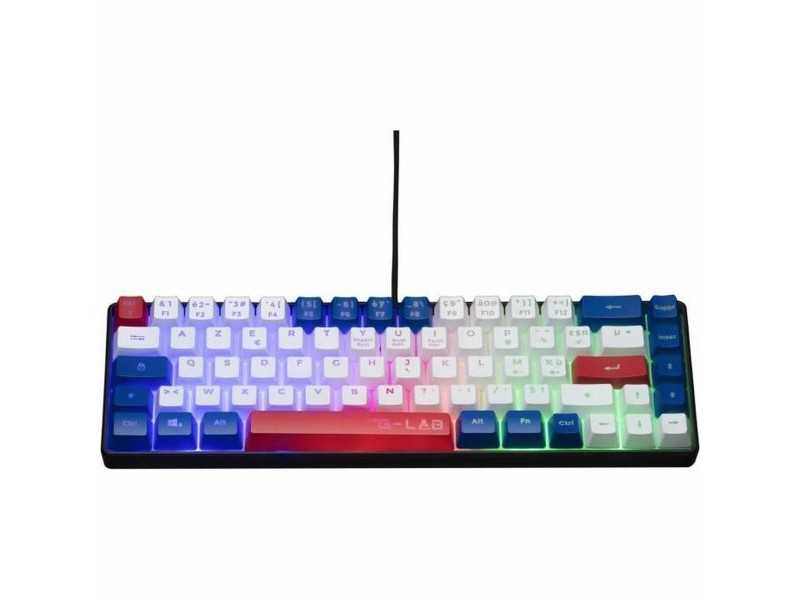 Блутут клавиатура The G-Lab KEYZ-HYDRO-BWR/FR Azerty френски