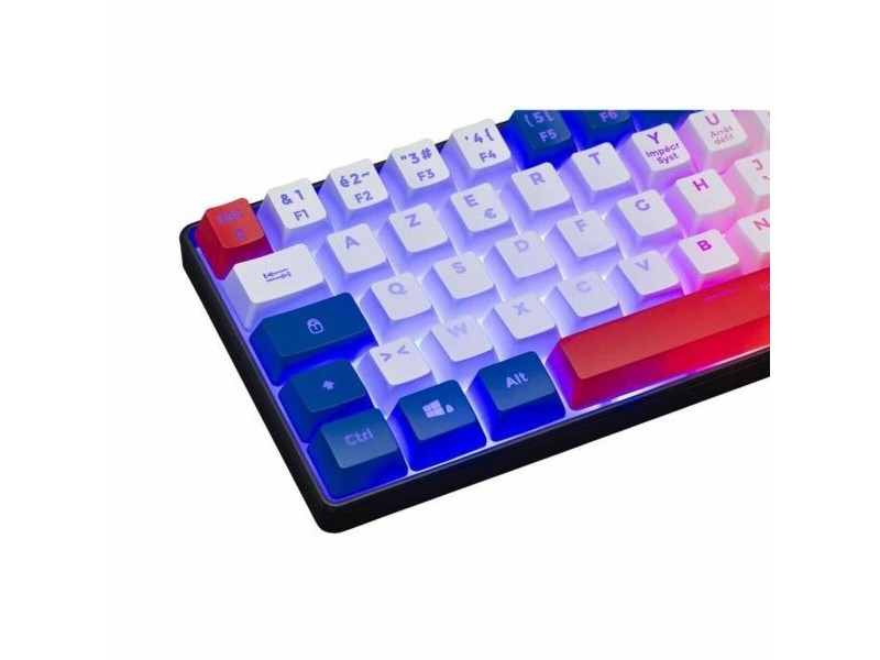 Блутут клавиатура The G-Lab KEYZ-HYDRO-BWR/FR Azerty френски
