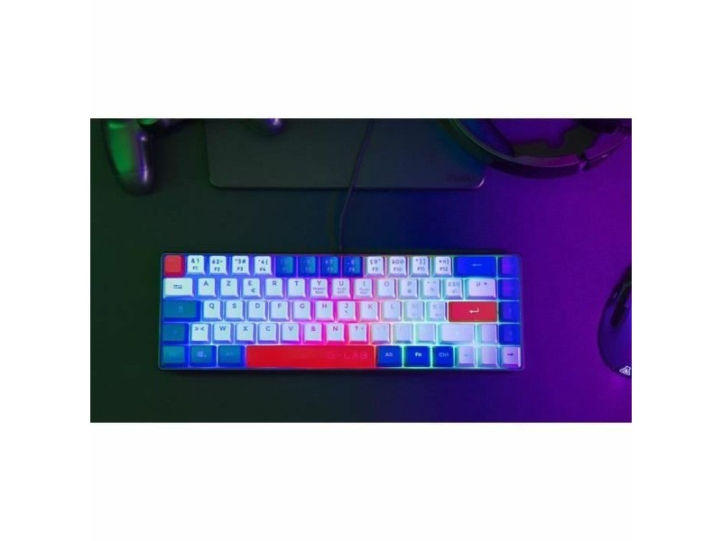 Блутут клавиатура The G-Lab KEYZ-HYDRO-BWR/FR Azerty френски