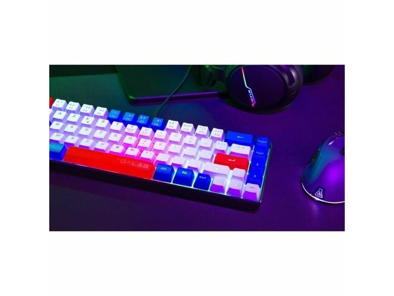 Блутут клавиатура The G-Lab KEYZ-HYDRO-BWR/FR Azerty френски
