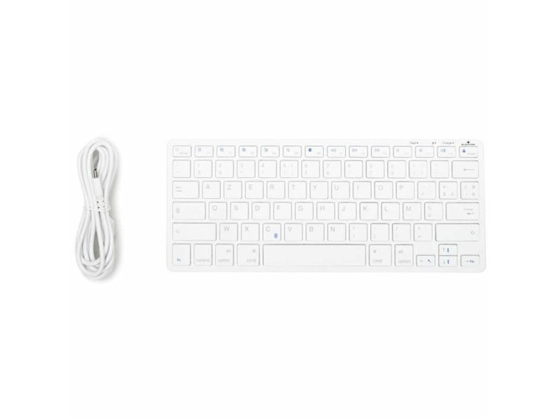 Клавиатура Bluestork Azerty френски Бял